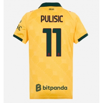 Billige Fotballdrakt AC Milan Christian Pulisic #11 Replika Tredjedrakt Dame 2025-26 Kortermet